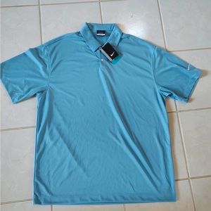 Brand new- Nike men’s polo, Sz. XL light blue.